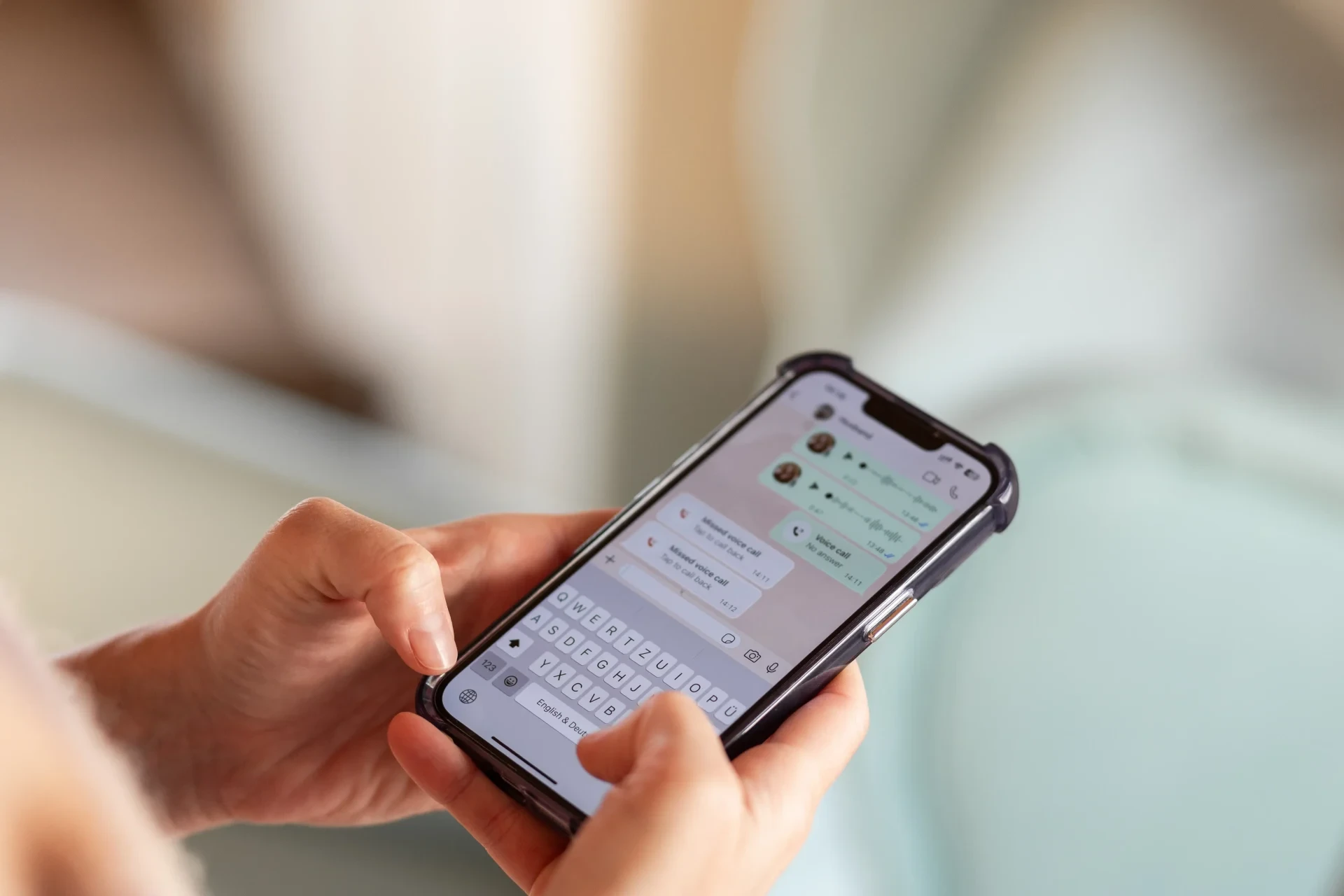 Messenger auf Smartphone
