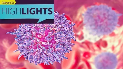 Mikroskopische Darstellung leukämischer Lymphozyten