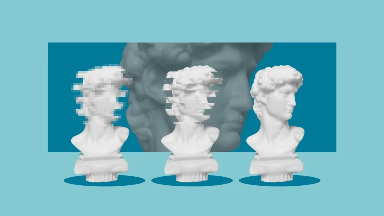 David-Statue als Deepfake