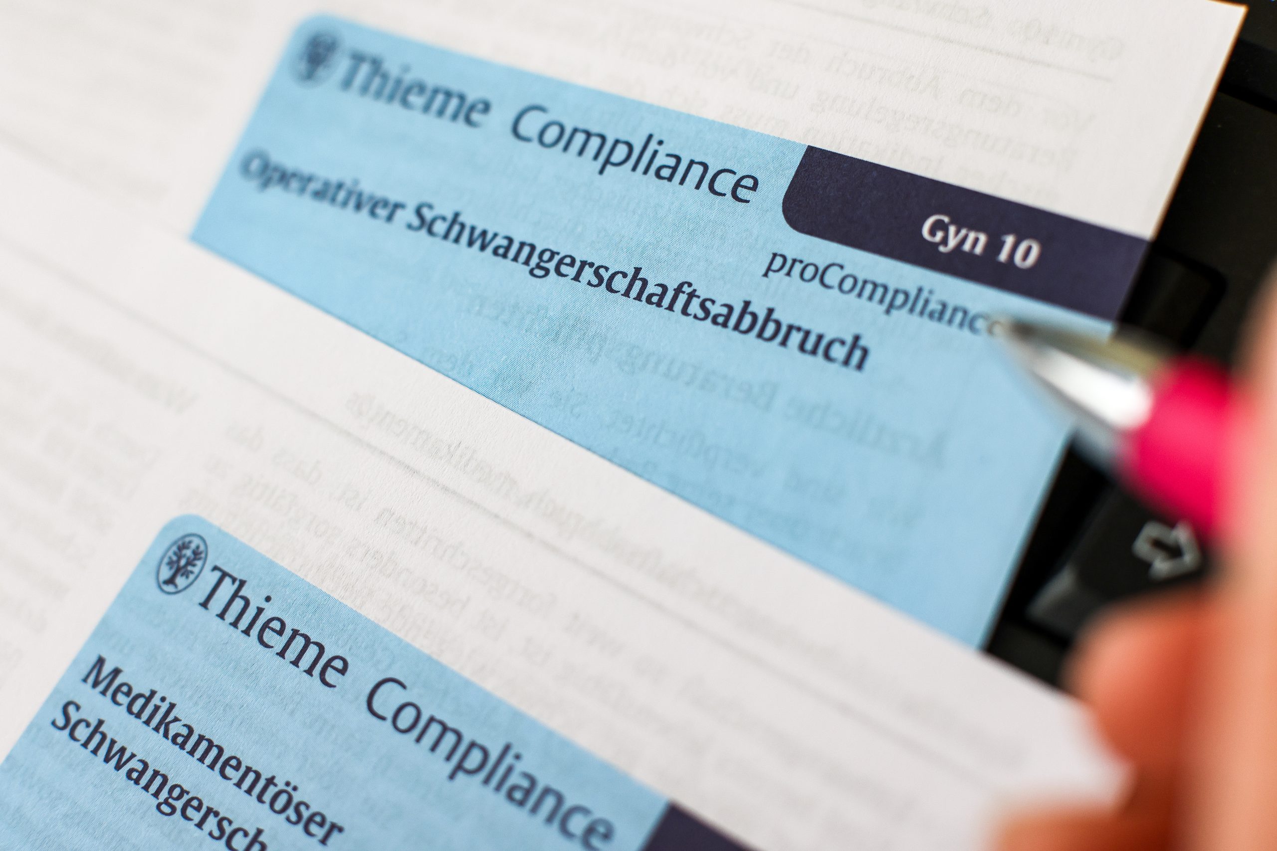 Dokumente über Schwangerschaftsabbruch