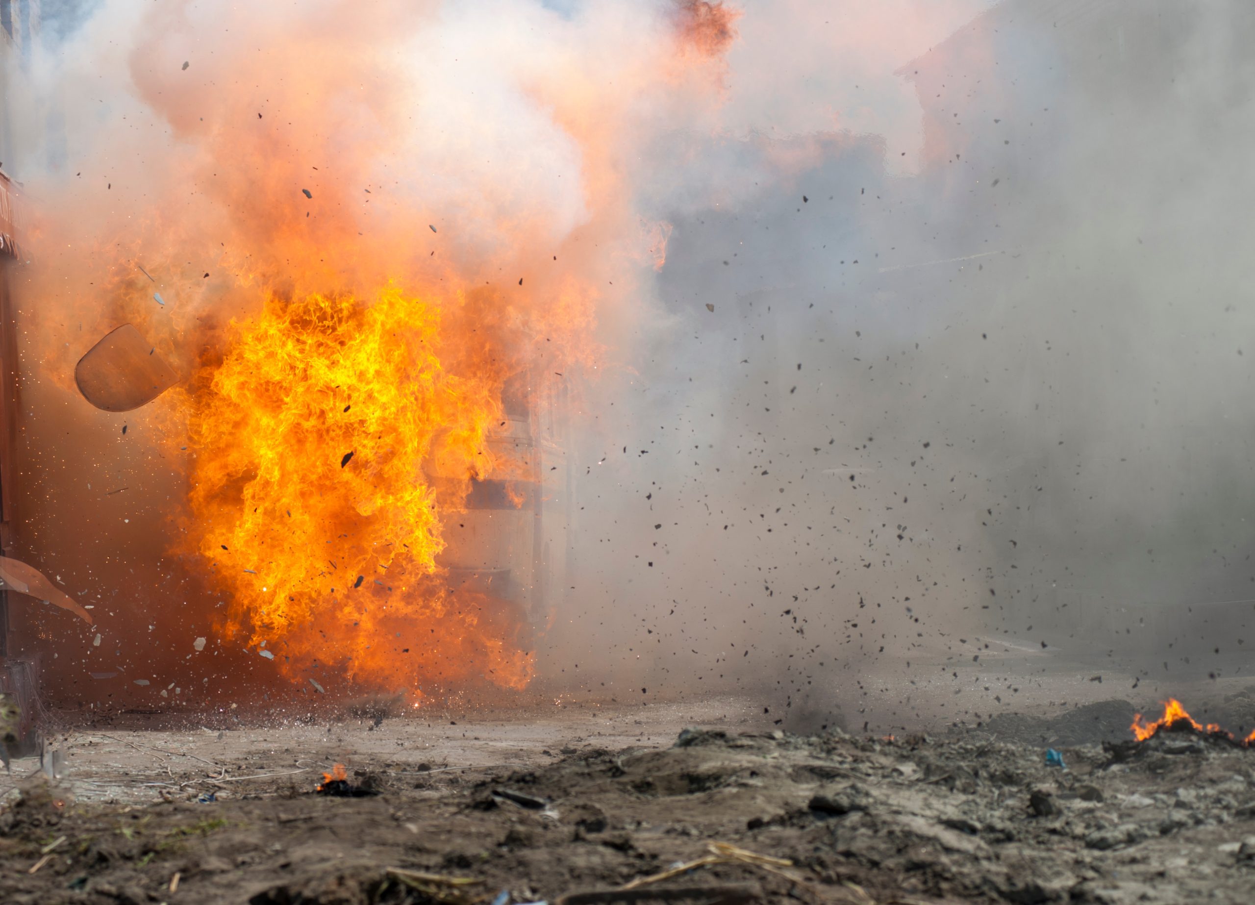 Feuer und Geröll
